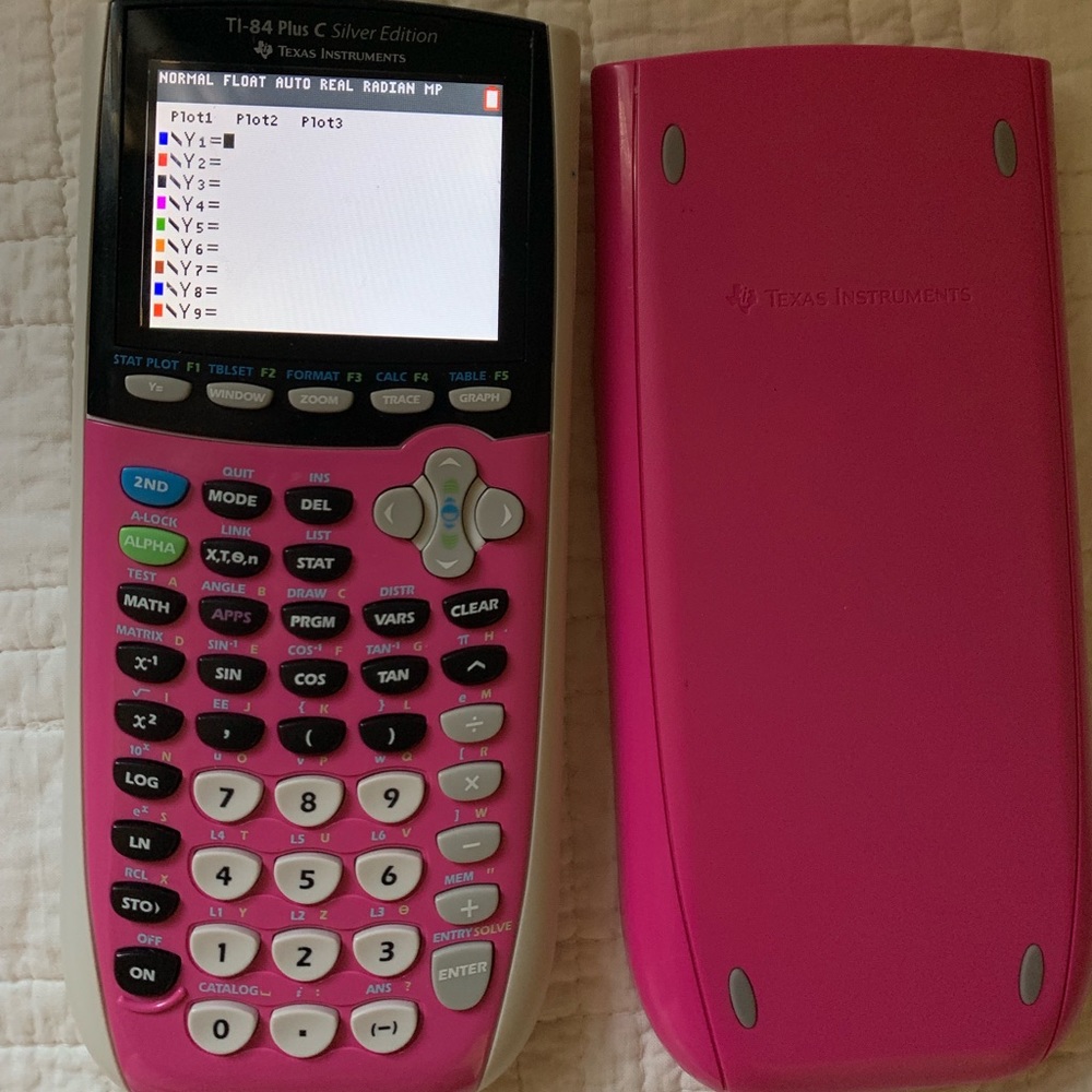 Pink Ti-84 silver edition